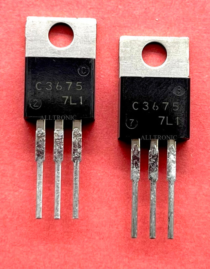 Genuine NPN High Voltage Amplifier Transistor 2SC3675 / C3675 TO220 Sa ...