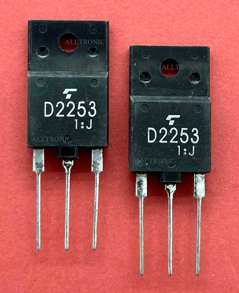 Replacement Quality TV Horizontal Deflection Output Transistor 2SD2253 TO3PML Toshiba