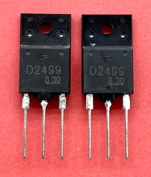 Replacement Quality Color TV Horizontal  Deflection Output Transistor 2SD2499 TO3P Toshiba