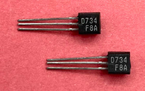 Vintage Transistor - DC-DC Coverter NPN Transistor 2SD734-F Sanyo