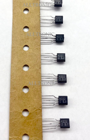 Vintage Transistor - Original Low Noise Amplifier Transistor 2SK222 TO92 Sanyo