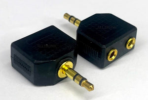 Audio Stereo Adaptor / Connector 3.5mm Male to Female x2 / 3.5mm M/Fx2