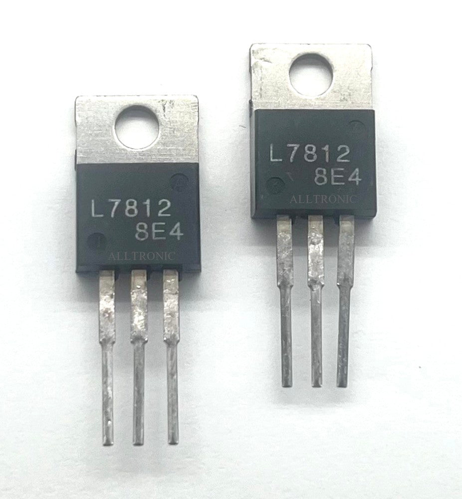 7812 Engine Genulator Voltage Regulator 12Volt 1.0A 7812 / 7812CV Metal TO220 Sany ...