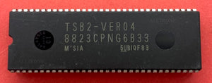 Color TV CPU / MicroP Controller IC 8823CPNG6B33 / TSB2-VER04 Dp64 - Toshiba