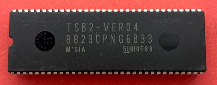 Color TV CPU / MicroP Controller IC 8823CPNG6B33 / TSB2-VER04 Dp64 - Toshiba