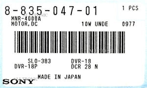 VO Parts  Digital VCR Motor DC 10W  883504701 /MNR4000A  for Sony
