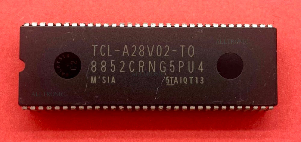 Color TV CPU / MicroP Controller IC 8852CRNG5PU4 / TCL-A28V02-T0 Dp64 - TCL