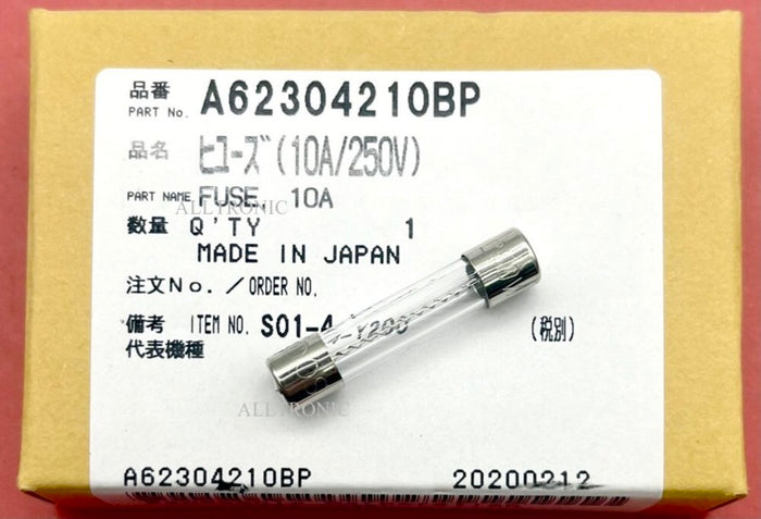 Microwave Oven Fuse 10A 250V 25mm A62304210BP for Panasonic