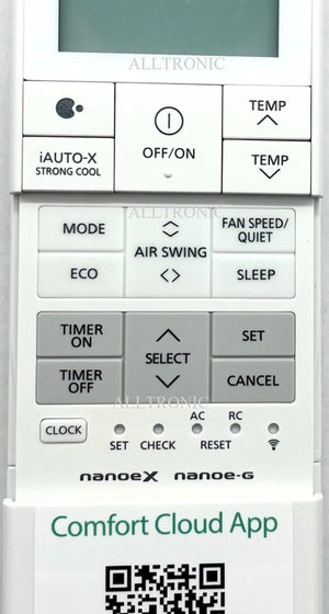 Genuine Air Con Remote Control 20551 + Holder for Panasonic Inverter Split unit