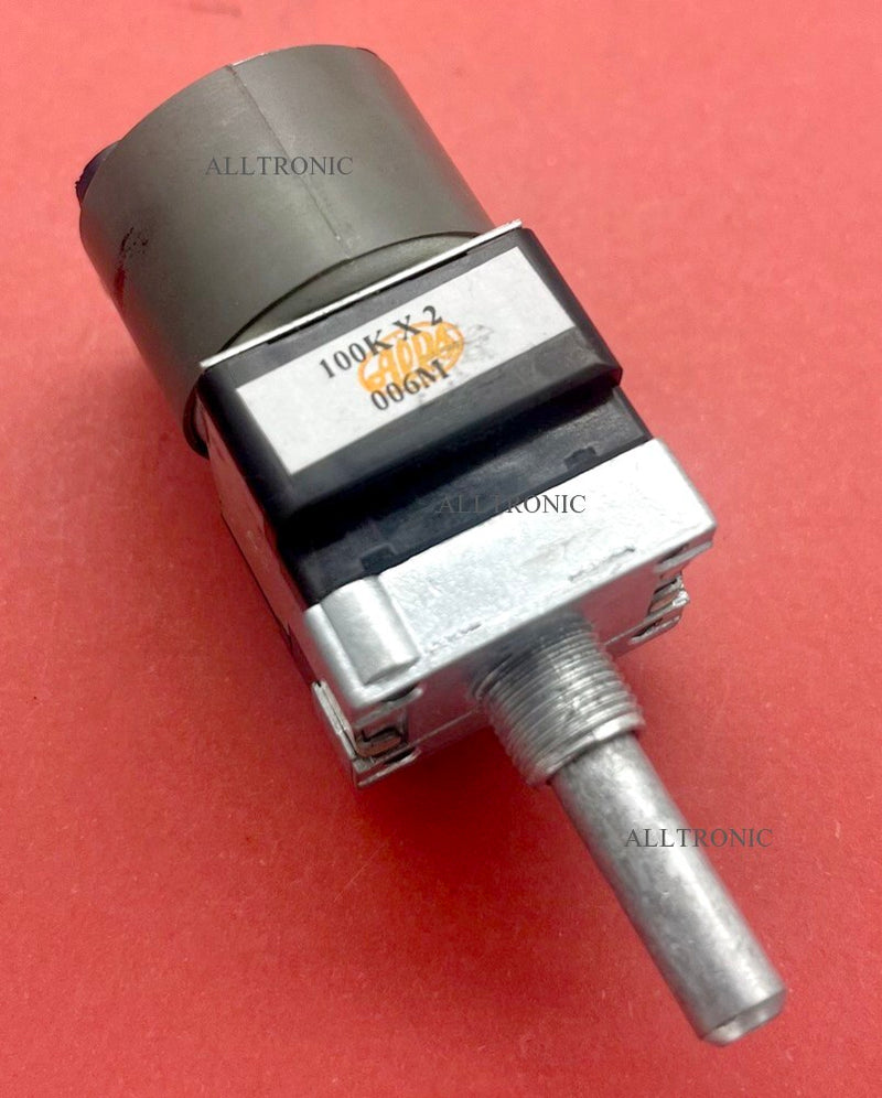 Genuine Audio Motorised Stereo Rotary Potentiometer 006M 100Kx2 18mm b ...