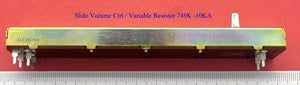 Genuine Audio Slide Volume Ctrl / Variable Resistor 749K-10KA 128mm - ALPS