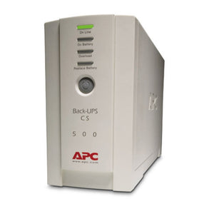 APC BK500EI CS500 Back-UPS, 500VA/300W, Tower, 230V, 4x IEC C13 Outlets , User Replaceable Battery Interface Port DB-9 RS-232, USB