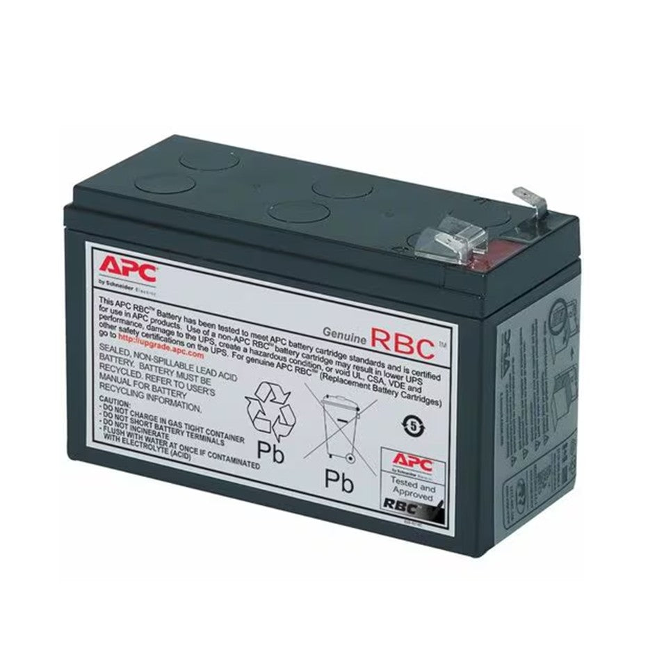 APC RBC2 Replacement Battery Cartridge, Valve Regulated lead -acid battery,7AH,12VDC for CS500 RBC 2