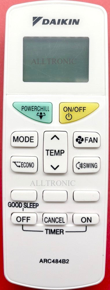 Genuine Split Unit AC / Aircon Remote Control ARC484B2 Daikin