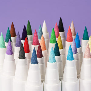 Arrtx Acrylic Marker Set of 30A Brush Paint Pens Pastel Colors