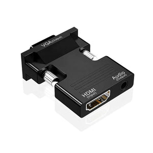 HDMI to VGA Adaptor with audio / Convert HDMI Female Input to VGA Male Output converter