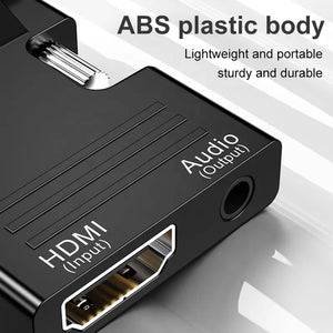 HDMI to VGA Adaptor with audio / Convert HDMI Female Input to VGA Male Output converter