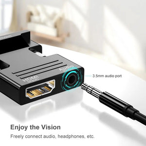 HDMI to VGA Adaptor with audio / Convert HDMI Female Input to VGA Male Output converter