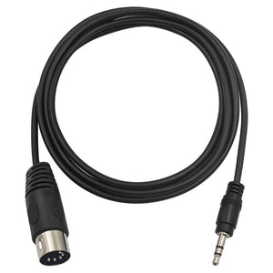 MIDI Cable , 3.5mm Stereo Male Jack to 5 Pin Din plug Converter Audio cable 3Meter
