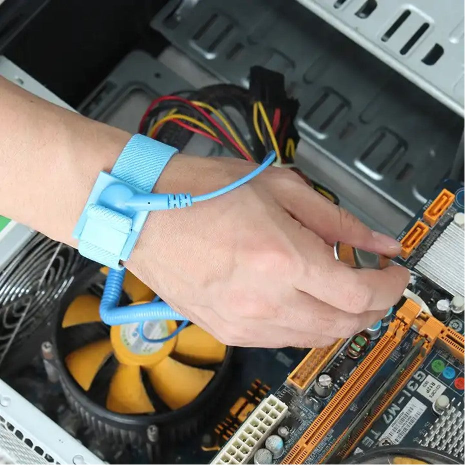 Anti-Static Wrist Strap / Grounding Wrist Strap Blue PS-E01 – Alltronic ...