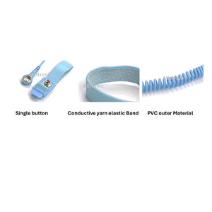 Anti-Static Wrist Strap / Grounding Wrist Strap Blue PS-E01