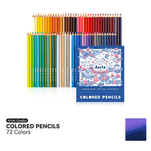 Arrtx 72 Colored Pencils Artist Grade Drawing Pencils