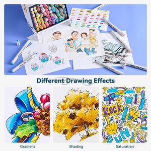 Arrtx 80 Oros Brush Alcohol Marker Set