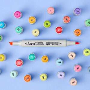 Arrtx 80 Oros Brush Alcohol Marker Set