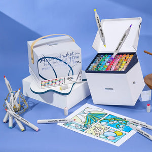 Arrtx 80 Oros Brush Alcohol Marker Set