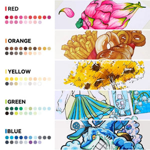 Arrtx 90 Oros Brush Alcohol Marker Set