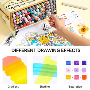Arrtx 90 Oros Brush Alcohol Marker Set