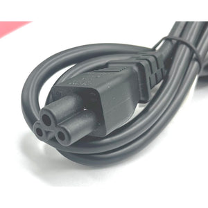 Power Cord 3Pin UK to C5 (Notebook) 1 Meter 3x0.75mm2 3A /250V Linetek with Safety Approved Mark-( 2pcs)