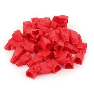 50PCS CAT6 RJ45 Protective Cover Rubber Boots for CAT 6 Connector Strain Relief Boots For CAT5 /CAT6