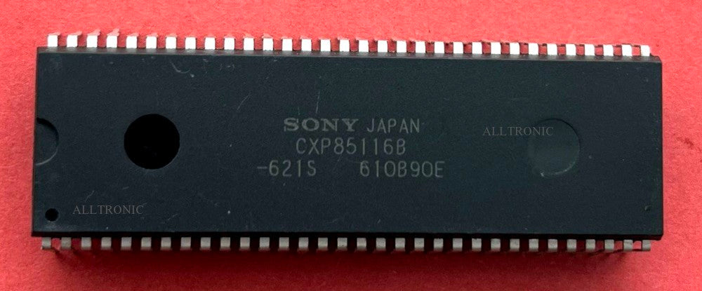 CRT Color TV IC Microporcessor / MicroP CXP85116B-621S Dip64 P/No. 875286764 Sony