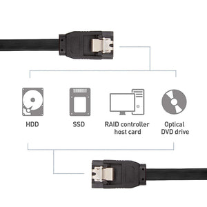 SATA III 6.0 Gbps SATA Cable  50CM (SATA Cable for SSD, SATA SSD Cable, SATA 3 Cables)
