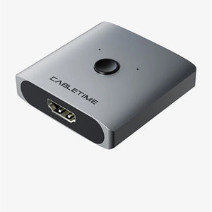 CABLETIME HDMI 2.0 Switch 4k 60Hz 2 in 1 Bi-Directional