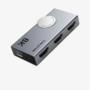 8K HDMI 2.1 Swtich 2 in 1 out / 2 port HDMI switch 8K / 4K@ 144Hz Cabletime Switch