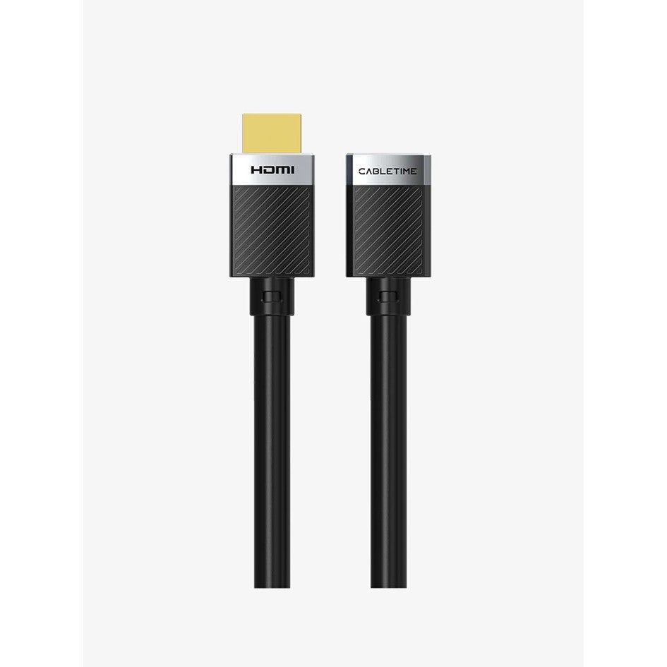 HDMI Extension 0.5M / 1M / 1.5M/ 2M /3M 5M 4K HDMI Extension Cable Adapter Male to Female Cabletime HDMI Extender