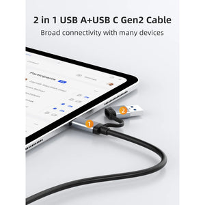 USB3.1 Gen2 TypeC to NVME M.2 10Gbps SSD PCIE Enclosure by Cabletime