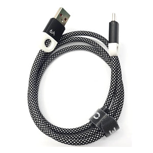 USB A to USB C Charging and Data Transfer Cable 6A 1 Meter Cabletime  USB-A to Type C