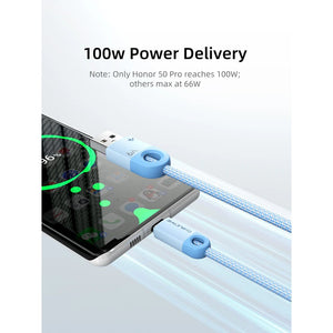USB A to USB C Charging and Data Transfer Cable 6A 1 Meter Cabletime  USB-A to Type C