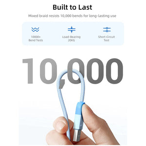 USB A to USB C Charging and Data Transfer Cable 6A 1 Meter Cabletime  USB-A to Type C