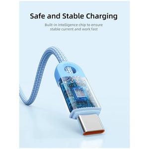 USB A to USB C Charging and Data Transfer Cable 6A 1 Meter Cabletime  USB-A to Type C