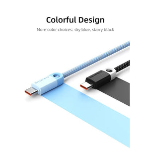 USB A to USB C Charging and Data Transfer Cable 6A 1 Meter Cabletime  USB-A to Type C