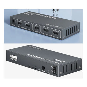 4K  1x4 HDMI Splitter 1 in 4 out Cabletime HDMI 4 port Splitter 4K