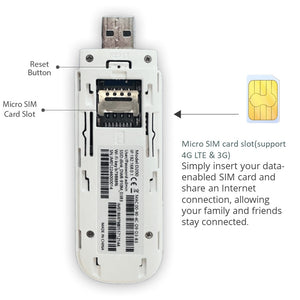 D-Link DWR-910M 4G LTE Wi-Fi Modem/ Router Dlink Sim Card USB Router 3YRS Warranty