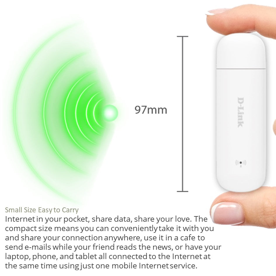 D-Link DWR-910M 4G LTE Wi-Fi Modem/ Router Dlink Sim Card USB Router 3YRS Warranty