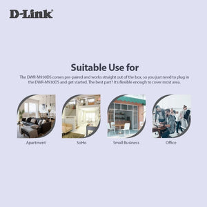 D-Link DWR-M930DS N300 4G Dual SIM LTE Router ( Nano sim Card)