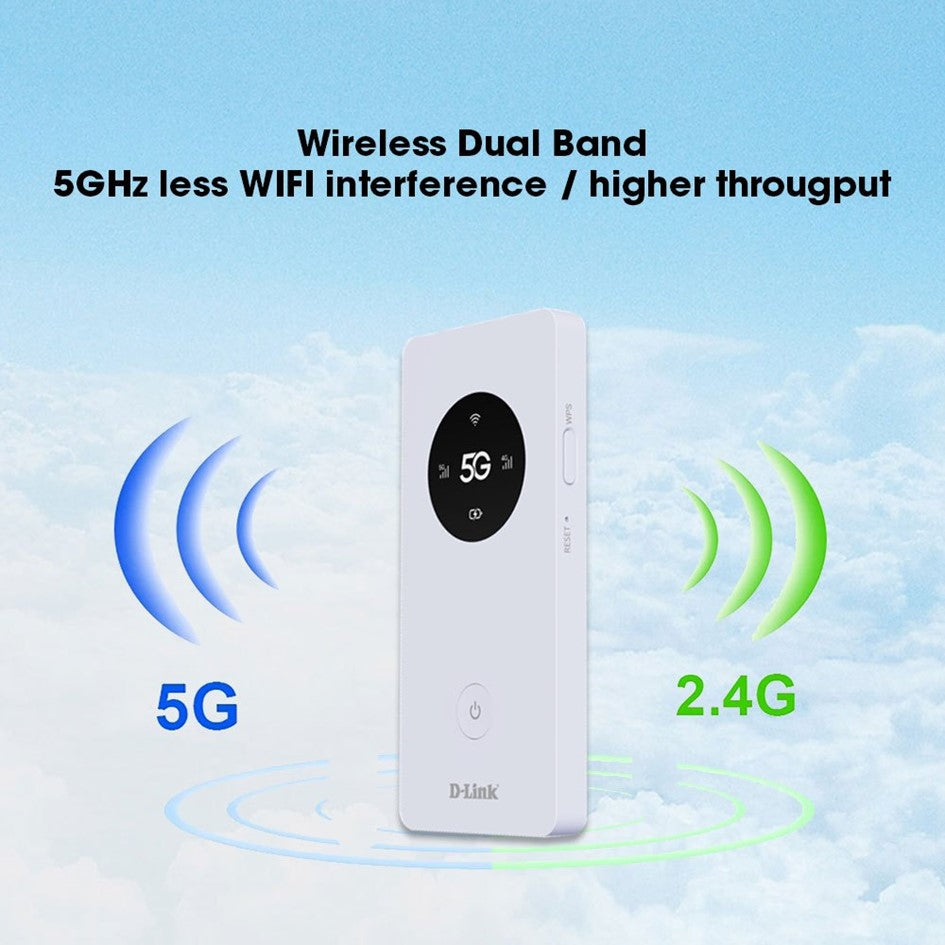 D-Link DWR-U2000 5G Mobile Router Wi-Fi Hostpot | 5G NR SA and NSA | 5 ...