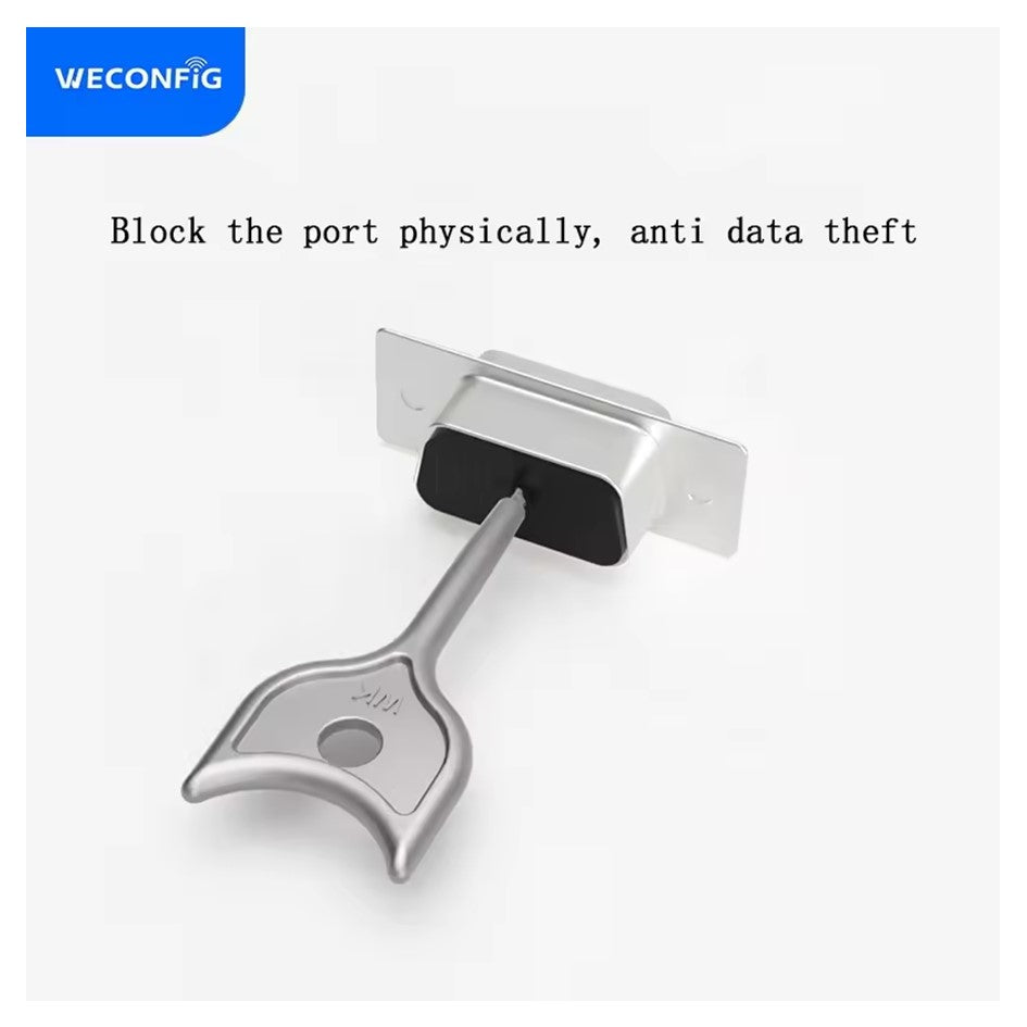 Weconfig VGA / DB9 RS232 Serial Port Blocker PACK OF 10PCS Blocker + 1 ...